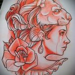 croquis d'un tatouage de tête de lion - images pour les tatouages de 29042916 3