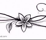 croquis d'un tatouage sur le poignet fleurs - Photos sur 26-04-2016 3