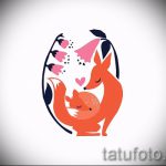 fox conceptions de tatouage sur la jambe - voir photos 25.04-2016 2