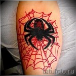 web tattoo on his arm 2