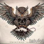 тату совы американские эскизы 11