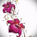 тату цветы эскизы для девушек - рисунки от 26-04-2016 10