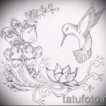 татуировки цветы эскизы - рисунки от 26-04-2016 1