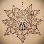цветок лотоса тату эскизы - рисунки от 26-04-2016 10
