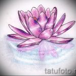 цветок лотоса тату эскизы - рисунки от 26-04-2016 7