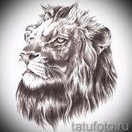 эскиз тату голова льва - рисунки для татуировки от 29042916 2