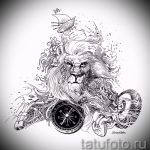 эскизы льва для тату - рисунки для татуировки от 29042916 6