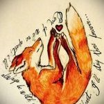 эскизы тату лисы для девушек - смотреть картинки от 25-04-2016 10