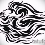 эскизы тату льва для девушки - рисунки для татуировки от 29042916 3