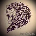 эскизы тату льва для мужчин - рисунки для татуировки от 29042916 4