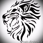 эскизы тату льва для мужчин - рисунки для татуировки от 29042916 7