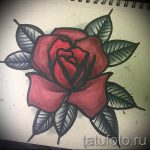 эскизы тату розы цветные - смотреть прикольную картинку 12