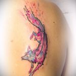 Fuchs Tattoo Minimalismus - ein cooles Tattoo Foto auf 03052016 1