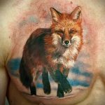 Fuchs Tattoo Realismus - ein cooles Tattoo Foto auf 03052016 1