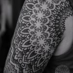Hülse Mandala Tattoo - Foto Beispiel des fertigen Tätowierung auf 01052016 2