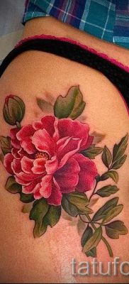 Japanese tattoo peony value — Photo example of the tattoo 15052016 2