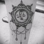 Mandala Liebe Tattoo - Foto Beispiel des fertigen Tätowierung auf 01052016 2