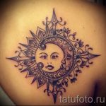 Mandala Sonne Tattoo - Foto Beispiel des fertigen Tätowierung auf 01052016 1