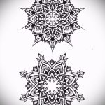 Mandala Tattoo-Designs auf dem Handgelenk - Zeichnung Tätowierung auf 02052016 2