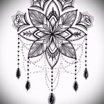 Mandala Tattoo-Designs auf der Hand - Zeichnung Tätowierung auf 02052016 2