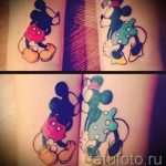 Mickey Mouse-Tattoo auf ihrem Handgelenk - fertigen Tätowierung auf 16052016 1