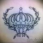 Skizze der Tattoo-Krone für Mädchen - Zeichnung Tätowierung auf 15052016 1