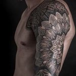 Tattoo Mandala Männer - Foto Beispiel des fertigen Tätowierung auf 01052016 1