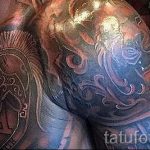 Tattoo Rüstung auf der Brust - ein Beispiel für die fertige Tattoo 16052016 2