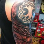 Tattoo-rüstung Kettenhemd - ein Beispiel für die fertigen Tätowierung 16052016 2