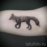 fox geometric tattoo - cool tattoo photo on 03052016 1