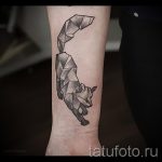 fox geometric tattoo - cool tattoo photo on 03052016 2