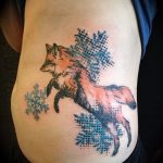 fox tattoo on the side - a photo on a cool tattoo 03052016 1