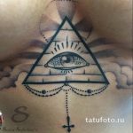l'œil qui voit tout dans les tatouages de triangle - les photos de tatouage fini sur 13052016 1