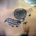mandala tattoo on her collarbone - Photo example of the finished tattoo on 01052016 1