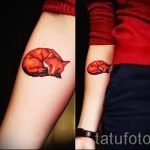 renard tatouage sur son bras - une photo de tatouage fraîche sur 03052016 3