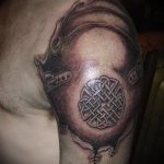 tatouage sur l'armure de cuir Photo épaule hommes - par exemple du tatouage fini sur 16052016 1