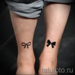 tattoo bow small - Photo example of the finished tattoo 02052016 1