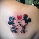 tattoo of Mickey Mouse and Minnie 1