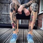tattoo on his knee for a guy 3
