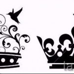 корона тату эскиз - рисунок для татуировки от 15052016 -1- 3
