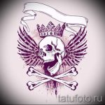 корона тату эскиз - рисунок для татуировки от 15052016 -1- 6