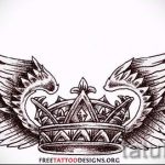 корона тату эскиз - рисунок для татуировки от 15052016 13