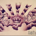 корона тату эскиз - рисунок для татуировки от 15052016 15