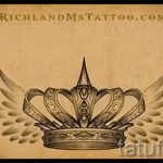 корона тату эскиз - рисунок для татуировки от 15052016 25