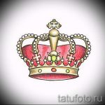 корона тату эскиз - рисунок для татуировки от 15052016 27