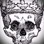 корона тату эскиз - рисунок для татуировки от 15052016 46