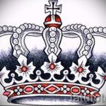 корона тату эскиз - рисунок для татуировки от 15052016 7