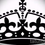 корона тату эскиз - рисунок для татуировки от 15052016 77