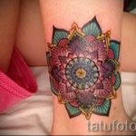 мандала тату цветная - фото пример готовой татуировки от 01052016 23