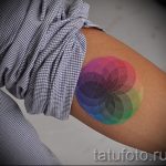 мандала тату цветная - фото пример готовой татуировки от 01052016 8